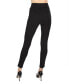 ფოტო #2 პროდუქტის Women's Pinstripe High-Waist Straight Leg Shaping Leggings