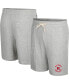 Фото #2 товара Men's Heather Gray Rutgers Scarlet Knights Love To Hear This Terry Shorts