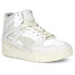 Фото #2 товара Puma Slipstream Hi Thrifted High Top Lace Up Womens White Sneakers Casual Shoes