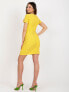 Sukienka-LK-SK-506335.21-ciemny żółty