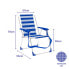 Складной стул Marbueno Лучи Синий Белый 53 x 78 x 56 cm