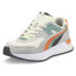 Фото #2 товара Puma Mirage Sport Layers Lace Up Mens Grey, Orange, White Sneakers Casual Shoes
