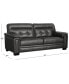 Harrison 87" Leather Traditional Sofa