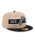 ფოტო #2 პროდუქტის Men's Tan/Black San Antonio Spurs 2024 NBA Draft 59FIFTY Fitted Hat