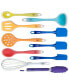 Фото #2 товара 11-Piece All-in-One Multicolor Silicone Utensil Set