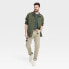 Фото #2 товара Men's Tailored Work Shacket - Goodfellow & Co Olive Green M