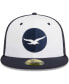 Фото #2 товара Men's White Pensacola Blue Wahoos Theme Nights Pensacola Seagulls 59FIFTY Fitted Hat