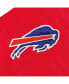 Women's White, Red Buffalo Bills Staci Half-Zip Hoodie Windbreaker Jacket