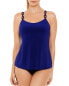 Фото #1 товара Magicsuit 293707 Women D-Cup Solid Kate Tankini Top Swimwear