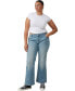 Фото #3 товара Women's Stretch Bootleg Flare Jeans