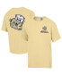 ფოტო #1 პროდუქტის Men's Maize Distressed Michigan Wolverines Vintage-Like Logo T-shirt