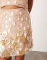 Фото #5 товара ASOS EDITION embellished disc mini skirt co-ord in pink