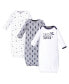 ფოტო #1 პროდუქტის Baby Girl Cotton Gowns, 3-Pack