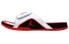 Фото #2 товара Air Jordan Hydro IV Retro 白黑红男子魔术贴拖鞋 / Сандалии Air Jordan Hydro IV Retro 532225-160