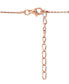 Giani Bernini beaded Station Chain Necklace in 18k Gold-Plated Silver, or 18k Rose Gold-Plated Silver or Sterling Silver 18" + 2" extender, Created for Macy's