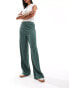 Vero Moda jersey crepe wide leg trousers in green