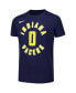 Big Boys and Girls Tyrese Haliburton Navy Indiana Pacers Icon Edition Name Number T-Shirt Nbocollege, Small - фото #3