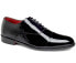 Фото #1 товара Men's Tuxedo Cap-Toe Oxford Patent Leather Dress Shoe