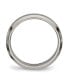 ფოტო #2 პროდუქტის Titanium Polished Grooved Comfort Fit Wedding Band Ring