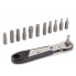 BONIN Reversible Ratchet Wrench With 12 Inserts