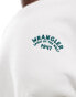 Wrangler chest logo loose fit sweatshirt in cream