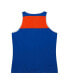 Men's Royal and Orange Denver Broncos Gridiron Classics Heritage Colorblock Tank Top