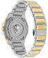 ფოტო #3 პროდუქტის Men's Swiss Chronograph Greca Extreme Two-Tone Stainless Steel Bracelet Watch 45mm