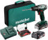 Фото #2 товара Metabo Akku-Bohrschrauber BS 18 2x 2,0 Ah+Lader + Bit-Satz in Tasche