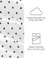 Home Collection Premium Ultra Soft Dots Pattern 4 Piece Bed Sheets Set, Queen