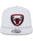 Men's White Chicago Bulls The Golfer Crest Snapback Hat