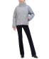 ფოტო #4 პროდუქტის Women's Knit Faux-Fur-Collar Puffer Coat