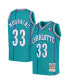 Boys Youth Alonzo Mourning Teal Charlotte Hornets 1992-93 Hardwood Classics Swingman Jersey