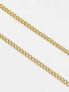 ASOS DESIGN waterproof stainless steel sunglasses chain in gold tone