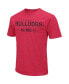 Фото #3 товара Men's Red Georgia Bulldogs OHT Military-Inspired Appreciation Team Color 2-Hit T-shirt