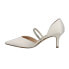 Фото #3 товара Туфли вечерние Nina Brystol с закрытым носком на каблуке для женщин в стиле "белое платье"