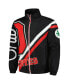 ფოტო #3 პროდუქტის Men's Black Ohio State Buckeyes Exploded Logo Warm Up Full-Zip Jacket