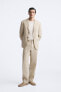 100% LINEN SUIT TROUSERS