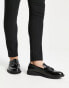 schuh Randall tassel loafers in black
