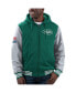 Фото #1 товара Men's Green, Gray New York Jets Player Option Full-Zip Hoodie Jacket