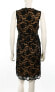 Max Studio Black And Beige Lace Knee Length Sleeveless Pull Over Dress Size S