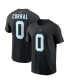 ფოტო #1 პროდუქტის Men's Matt Corral Black Carolina Panthers 2022 NFL Draft Pick Player Name & Number T-shirt