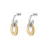 Фото #1 товара Stylish bicolor steel earrings Amy BAY24