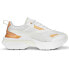 Фото #1 товара Puma Kosmo Rider Tech Lace Up Womens White Sneakers Casual Shoes 38987801