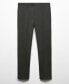 Фото #7 товара Men's Stretch Fabric Slim-Fit Suit Pants