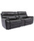 Фото #2 товара CLOSEOUT! Hutchenson 3-Pc. Leather Sectional with 2 Power Recliners, Power Headrests, and Console