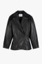 Фото #8 товара Leather belted blazer - limited edition