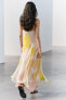 Фото #5 товара Платье в бельевом стиле с принтом ZARA