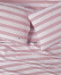 Фото #4 товара Striped Cotton Percale 3-Pc. Sheet Set, Twin XL
