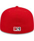 Фото #5 товара Men's Red Albuquerque Isotopes Alternate Logo Authentic Collection 59FIFTY Fitted Hat