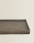 Decorative rectangle metal tray